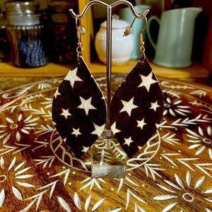 Star fishhook earrings